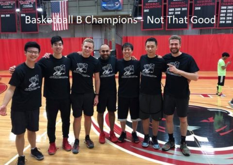 Not That Good Basketball B League Champions